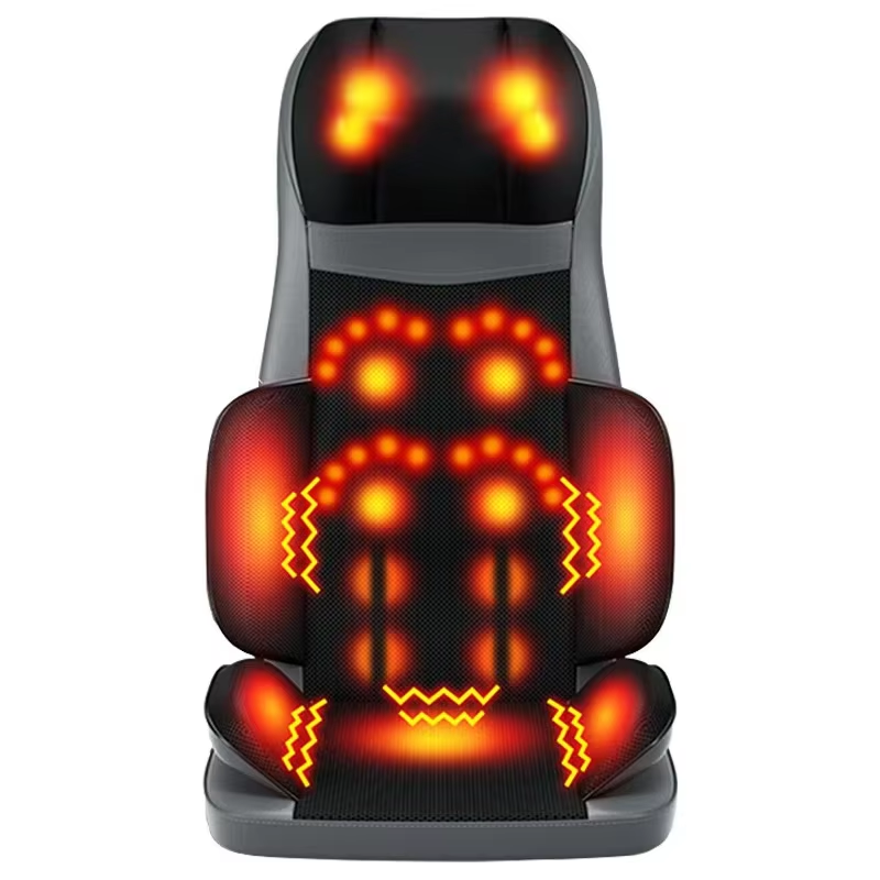 Mechanical Vibration Massage Cushion with Air Bag Clip for Cervical Back Waist Shoulder & Neck Full Body Reclining Pad